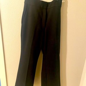 Black wide leg trousers